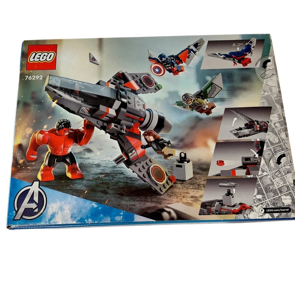 LEGO Marvel Captain America vs. Red Hulk Battle Building Set 76292 NWT